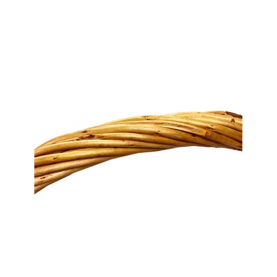 Корзина плетёная для хранения, лоза, натуральная, набор 3 шт.