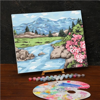 Картина по номерам на холсте с подрамником «Сила гор», 40×50 см