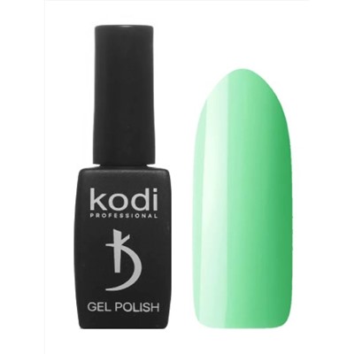 Kodi Гель-лак для ногтей 50 GY, салатовый, без перламутра и блесток, плотный, 8 мл 11881