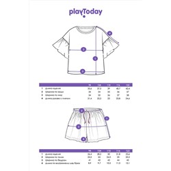 Комплект (Футболка+Шорты) PLAYTODAY, 1121402