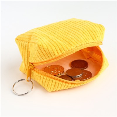 Кошелёк-монетница на молнии, 9×4.5×6 см, яркий/МИКС