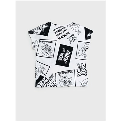 Фуфайка трикотажная для девочек (футболка)