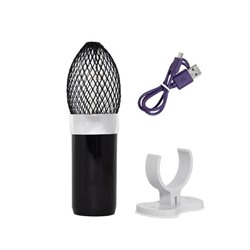 Ионизатор для помещений, УФ-лампа, чёрный, до 3м², питание от аккумулятора