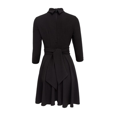 Платье мини женское MINAKU: Green trend, чёрное, размер 42