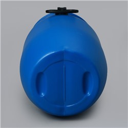 Фляга пищевая, 30 л, горловина 26 см, пластиковая, синяя, Open Top