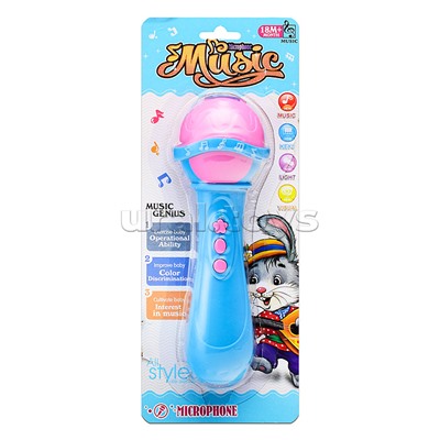 Микрофон с кнопками пианино на листе