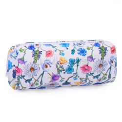 Пенал-косметичка Flowers, 19х7х4 см, на молнии, ПВХ, ассорти 5 дизайнов, ОПП-упаковка