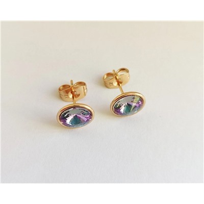 Серьги с кристаллами Swarovski