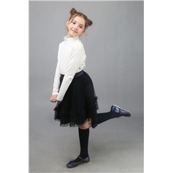 Свитер (водолазка) для девочки 614 (Кремовый)