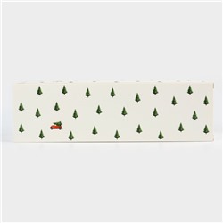 Коробка подарочная новогодняя складная «С Новым годом!», 9.5×32.5×9.5 см