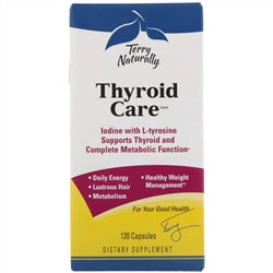 Terry Naturally, Thyroid Care, 120 капсул