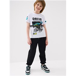 Комплект трикотажный для мальчиков: фуфайка (футболка), брюки