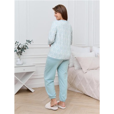 Пижама Жаккард-1 (Мятный)