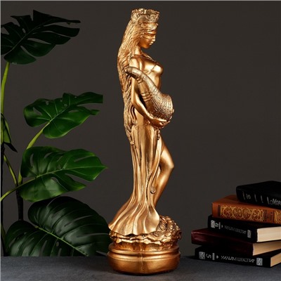 Фигура гипс «Фортуна большая», под бронзу, 63×20×20 см