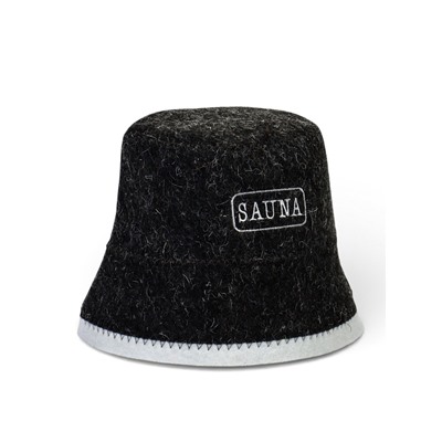 Набор для бани и сауны «Сауна» в пакете, 2 предмета: шапка, коврик