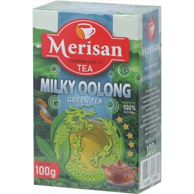 Merisan. Зеленый. Молочный оолонг 100 гр. карт.упаковка