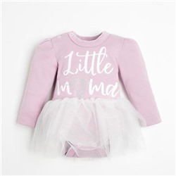 Боди с юбкой «Крошка Я» Little mama, рост 80-86 см