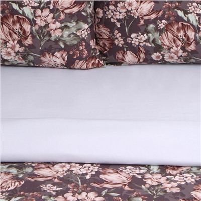 Постельное бельё евро LoveLife Autumn, жатка