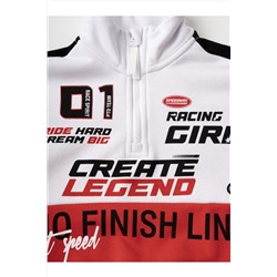 Комплект трикотажный для девочек: толстовка, брюки PLAYTODAY, 1240286