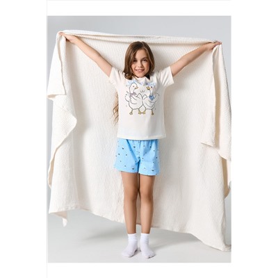 Комплект для девочек (футболка, шорты) MARK FORMELLE, 1232163