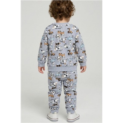 Комплект детский трикотажный для мальчиков: толстовка, брюки PLAYTODAY, 1240167