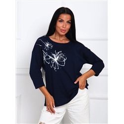 Дженни - футболка чернильно-синий