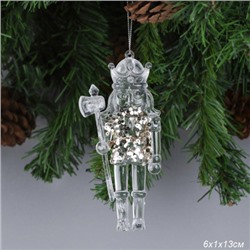 Новогоднее украшение Щелкунчик 13х6 см / WF-168 /уп 300/