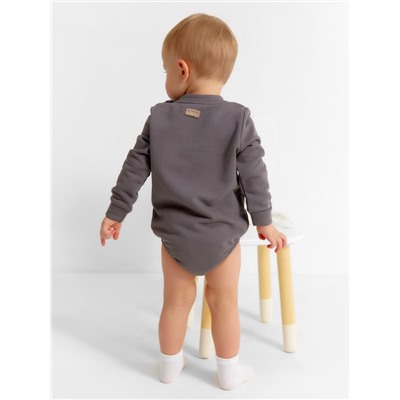 Свитшот - боди детский MINAKU, рост 86-92 см, серый