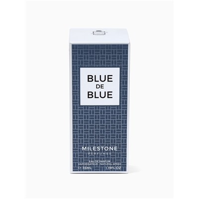 Парфюмерная вода мужская Milestone BLUE DE BLUE, 35 мл (по мотивам Bleu De Chanel)