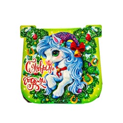 Сладкий новогодний подарок «Подкова зелёная», детский, 1000 г