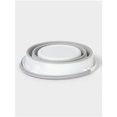 Ведро складное «Флекс», 10 л, 32×34×26 см, смоки