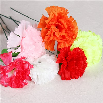 Цветок искусственный Гвоздика 35 см / 42-7-1 /уп 20/100/5000/