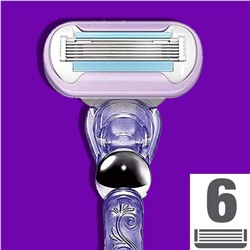 Кассеты для бритвы Dʤɪˈlett ВИНУС Extra Smooth Swirl (типа Embrace) (6 шт.) (Оригинал)