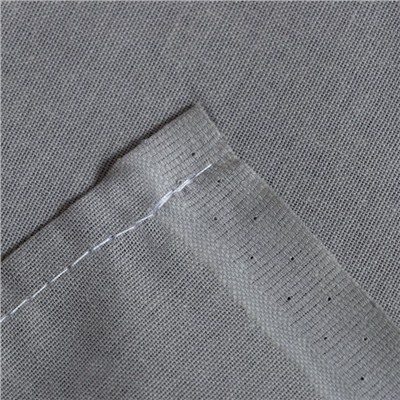 Простыня евро «Этель», 200×220 см, серая, хлопок 100%, поплин