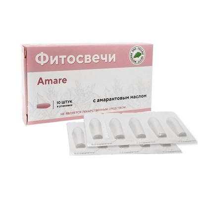Фитосвечи Амаре, блистер 10 шт