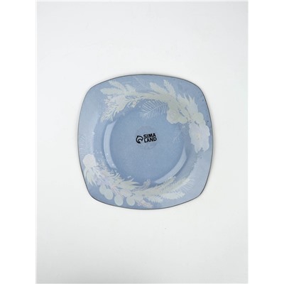 Тарелка суповая новогодняя «Зимние истории», 20×20 см