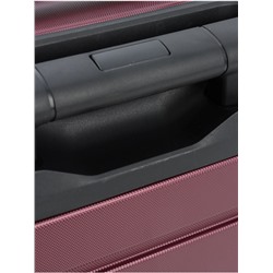УЦЕНКА Чемодан 24", ABS, 43*26*66, отд на молнии, код замок, 4 колеса съём, бордо