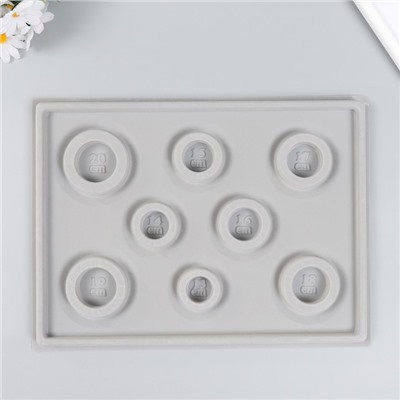 Доска-органайзер для бисероплетения и изготовления изделий из бусин, 26×34.5×1.6 см