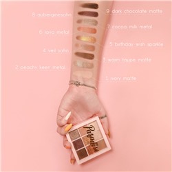 Тени для век Nude 9-ти цветные
