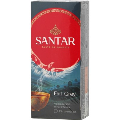 SANTAR. Earl Grey карт.упаковка, 25 пак.