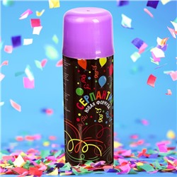 Спрей для новогоднего декора «Серпантин», 250 мл., светло-лиловый
