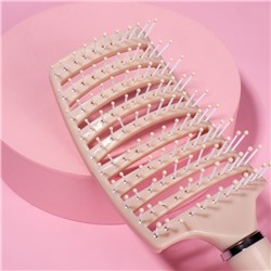 Расчёска массажная, широкая, вентилируемая, 7.3×25.3(±1) см, МИКС