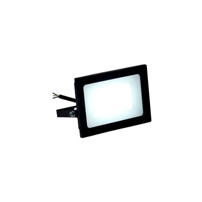 Прожектор светодиодный VKL Electric, 50 Вт, 6000 лм, 6500К, IP65, 220 В чёрный, свечение холодное белое