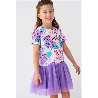 Платье трикотажное для девочек PLAYTODAY, 1240014