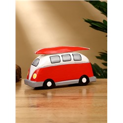 Сувенир «Микроавтобус», 19×6×9 см, дерево, красный