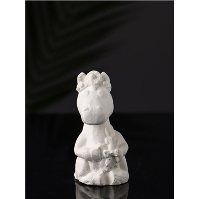Фигурка для росписи «Лошадка с косой», гипс, 9×5×5 см