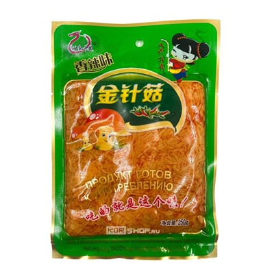 Грибы Энокитаке острые Shuangsheng, Китай, 250 г Акция