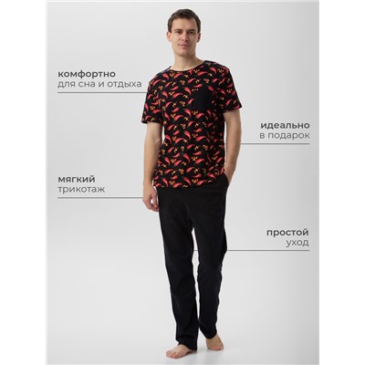 Пижама мужская KAFTAN «Перец», размер 54