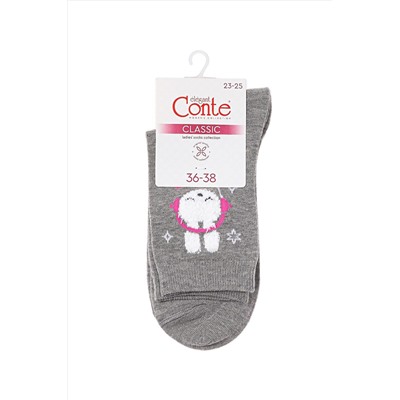 CONTE CLASSIC Носки женские хлопковые CONTE ELEGANT, 1234140