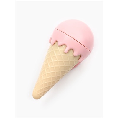 Игрушка для кошек из кошачьей мяты «Мороженное» на основании, 5×4 см, розовая